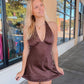 Chocolate Polka Dot Dress
