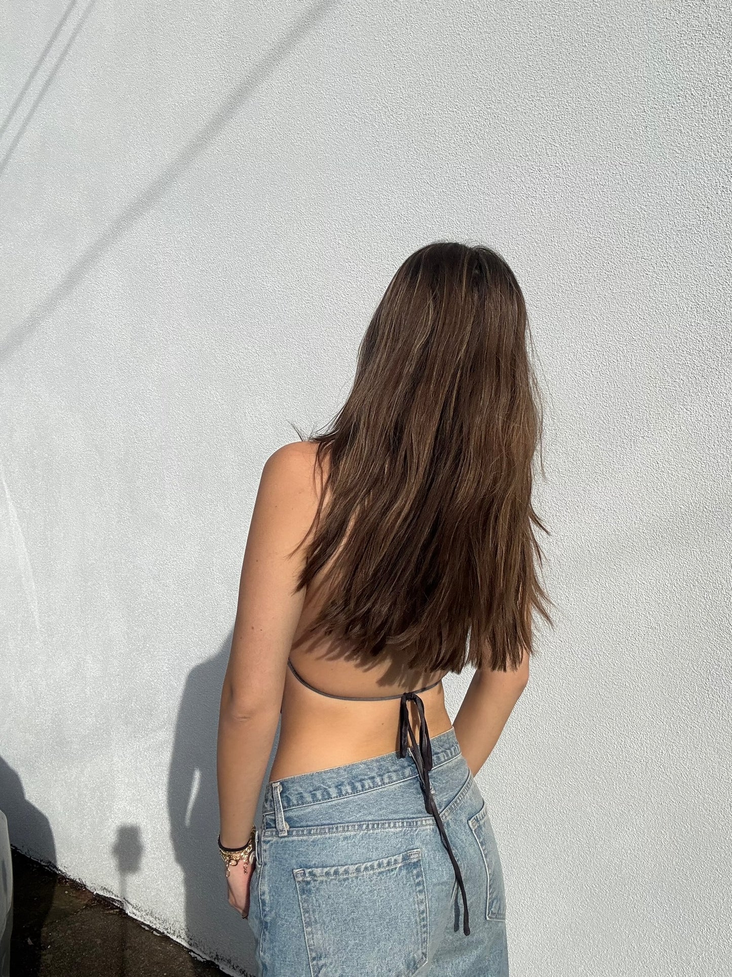 Open Back Halter Top