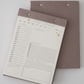 College Daily Planner Notepad