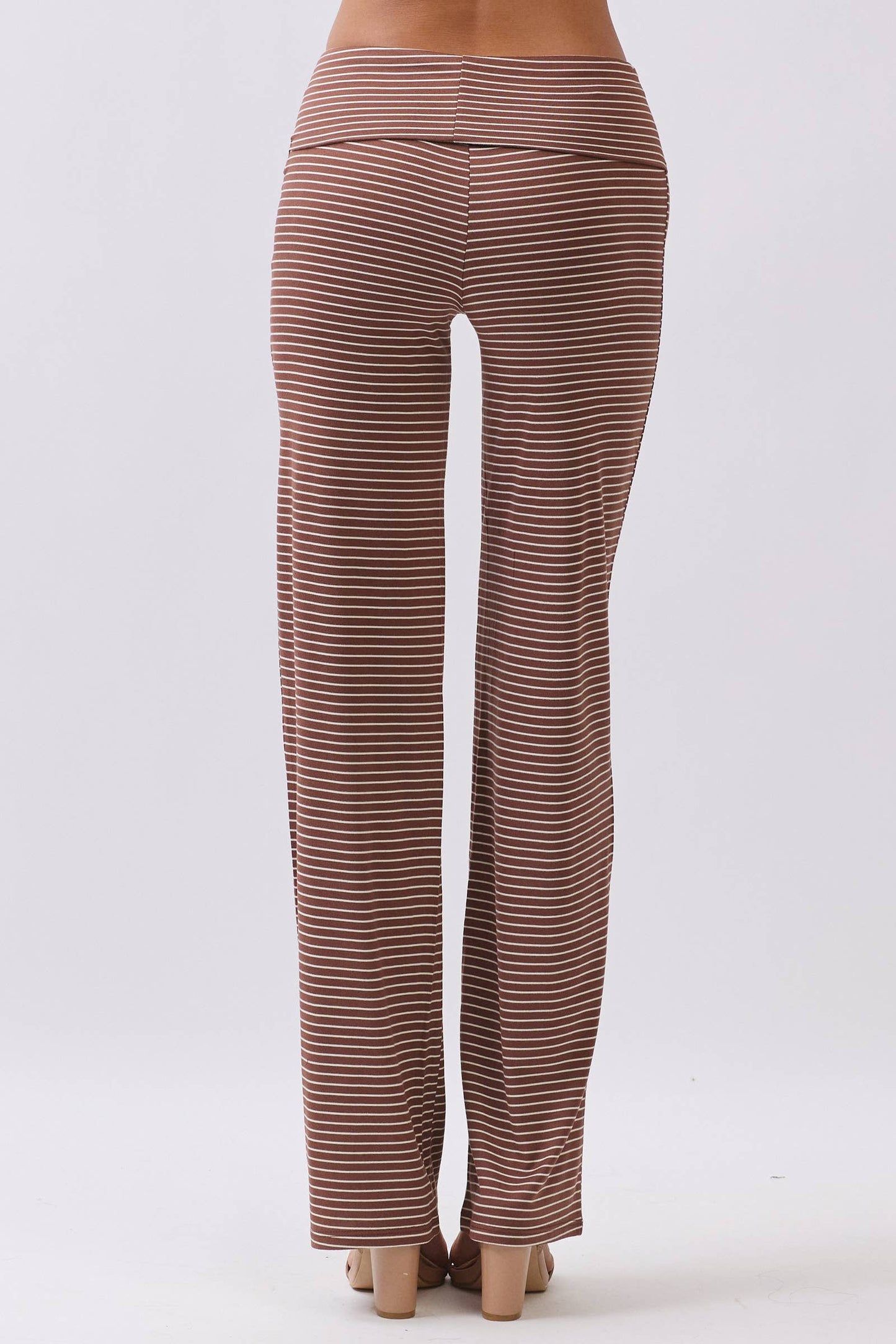 Striped Straight Leg Bottoms