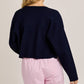 Round Neck Sweater Cardigan