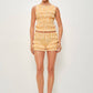 AINSLEY SMOCKED GINGHAM TANK