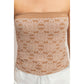 Strapless Jacquard Top