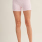 Ditsy Print Contrast Binding Biker Shorts