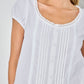 Pintuck Pleated Top
