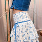 Blue Cottage Skirt