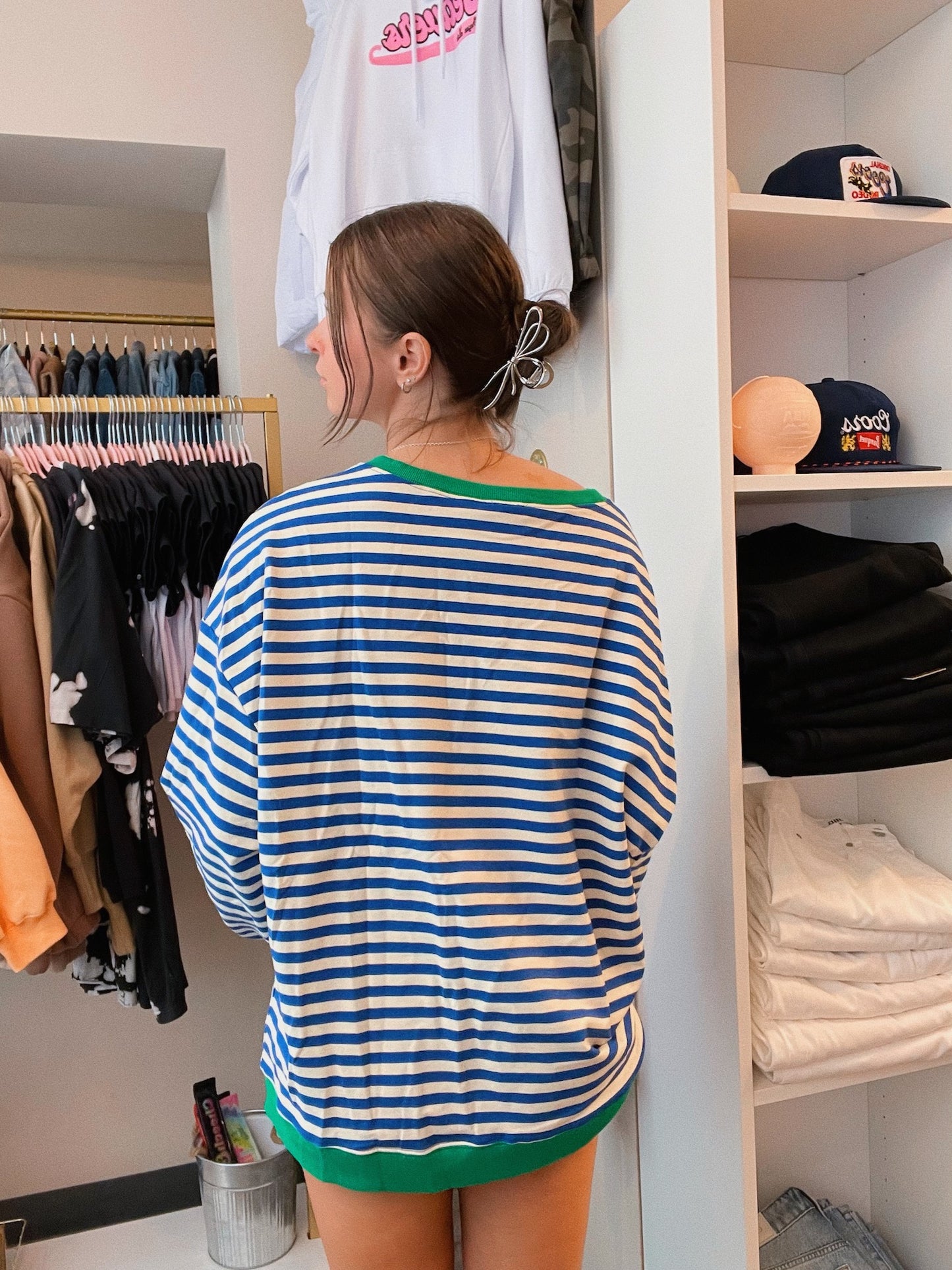 Striped Oversize Long SLeeve