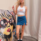 Denim Spilt Skort
