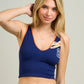 Navy V-Neck Tank