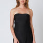 Black Strapless Dress