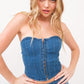 Denim Corset