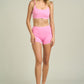Pink Striped Bra