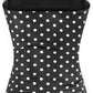 Polka-Dot Lace Tube Top