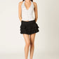 Textured Ruffle Skirt