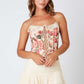 Red Floral Corset