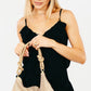 Silver Rhinestone Studded Hobo Bag
