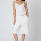 White Cargo Jorts
