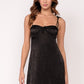 Black Silk Mini Dress