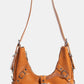 Multi Belt Strap Accent Shoulder Bag