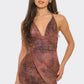 Mini Animal Print Dress