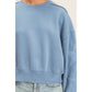 Star Patch Sleeve Sweatshirt