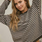 Henley Striped Sweater