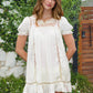 EVANGELIN Sheer Satin Dress