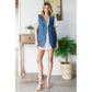 Denim Vest with Pockets