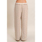 Striped Wide-Leg Pants