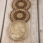 Western Concho Disc Oval Buckle Belt