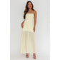Strapless Sheer Maxi Dress