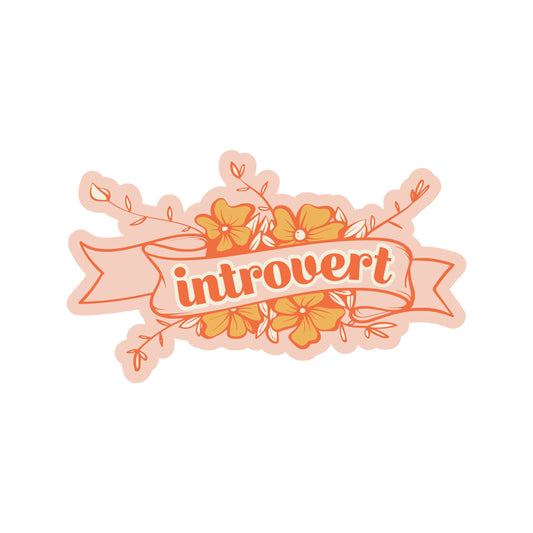 Introvert Vinyl Sticker