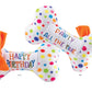 Happy Birthday Bones Squeaker Dog Toy