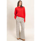 Striped essential pants