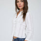 Collared White Button Up