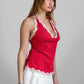 Polka Dot Lace Cami