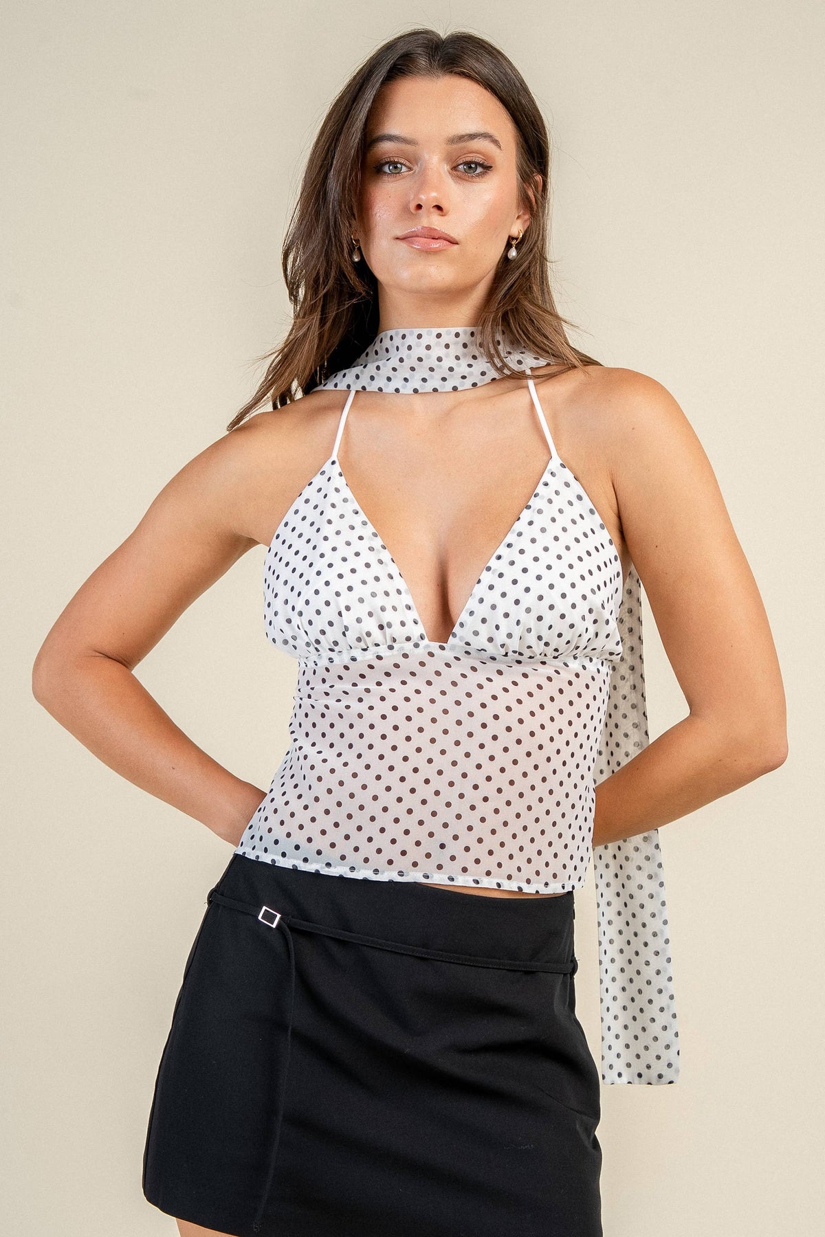 Polka Dot Cami Top