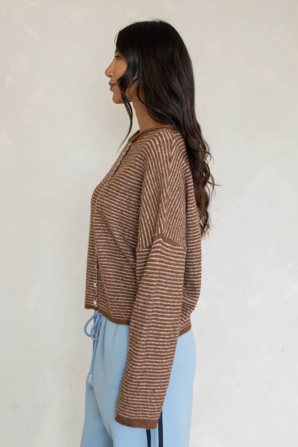 Piper Cardigan - Pin Striped