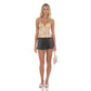 Champagne Open Back Sequin Top