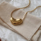 Louis 18K Gold Non-Tarnish Puffy Heart Necklace