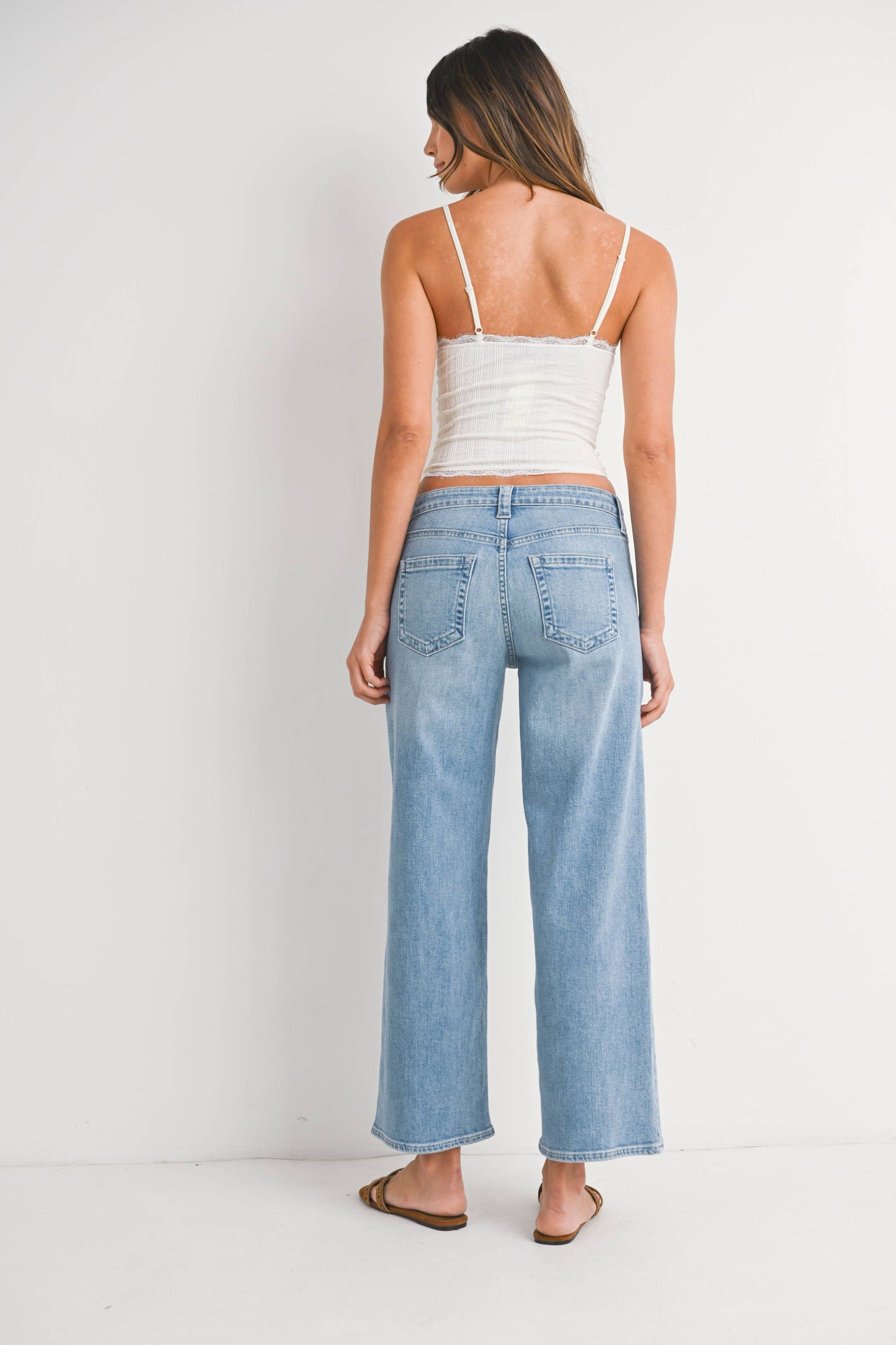 Petite Slim Wide Leg-light