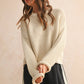 Round Neck Knit Sweater