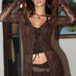 Ivy Lace Long Sleeve Duster Top