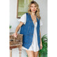 Denim Vest with Pockets