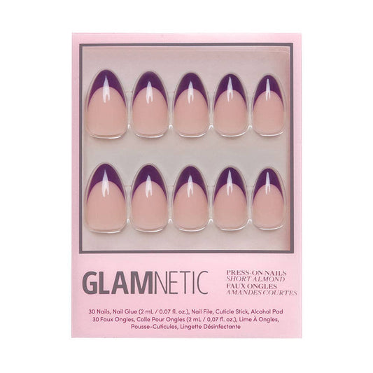 Plum Press-On Nails