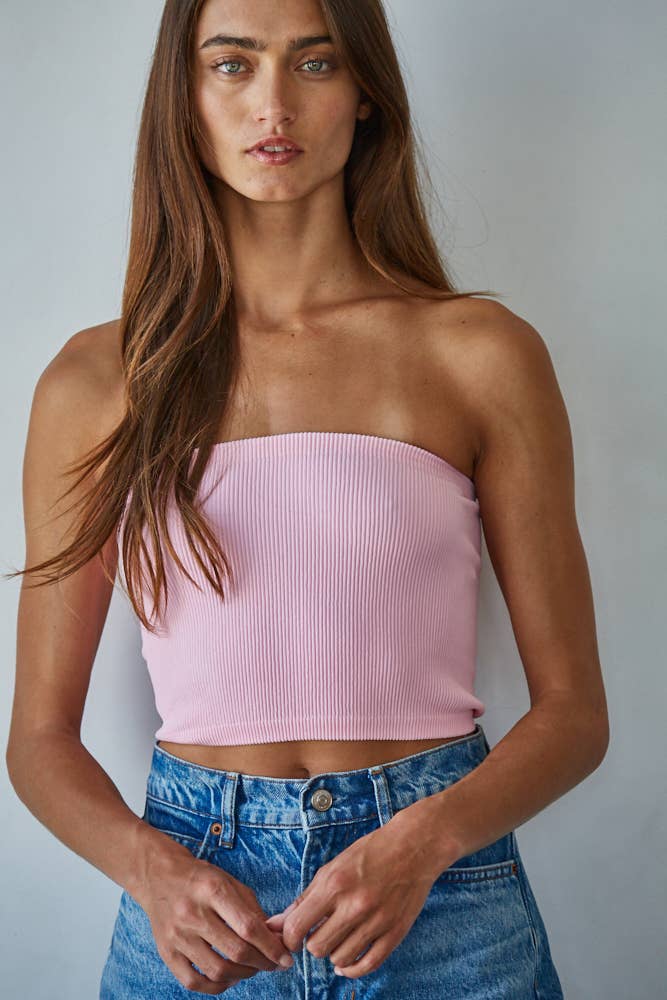 Seamless Ribbed Tube Top