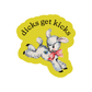 Dicks Get Kicks Funny Lamb Vinyl Sticker