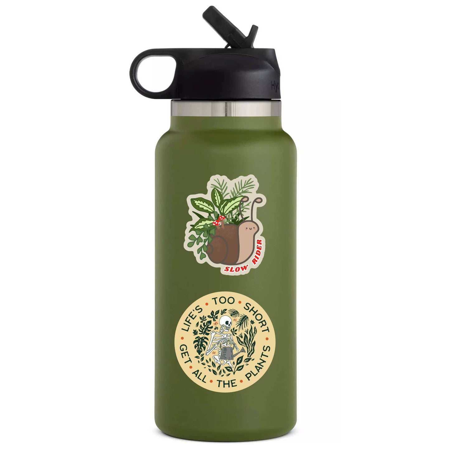 Slow Rider Cute Snail High Quality Vinyl Sticker