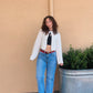 Longer Length Wide Leg Jeans