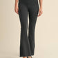 Soft Knit Foldover Flare Pants